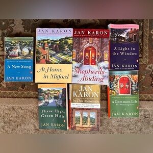Lot of 7 MITFORD SERIES Books JAN KARON